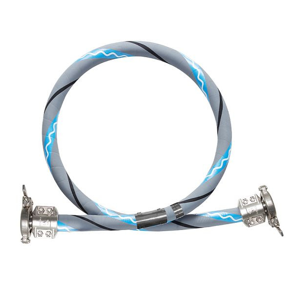 DENIOS Schlauchset für Niro-Fasspumpen Lebensmittel, Schlauch DN19, ATEX, 243259