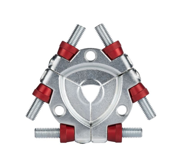 KUKKO Demontagevorrichtung TRI-PULL mit 3 Segmenten, Wellendurchmesser 12 mm - 50 mm, 13,5 mm nutzbarer Schneidentiefe, 13-1