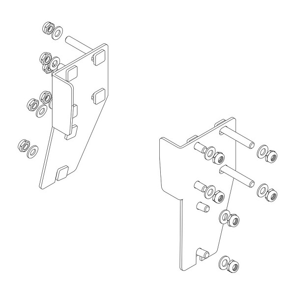 Munk Günzburger Steigtechnik Montagesatz für Stützteil, 800016