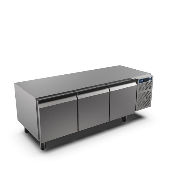 Mareno M1 Serie Gefriertische mit 3 Türen, für Tischmodelle, M1-700/900, 1600(B)x650(T)x610(H)mm, BRT3PBTSP, 179.083