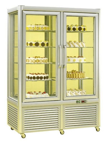 KBS Panoramavitrine Prisma 800 TN/PF (bronze) mit 10 Rosten, 23231800