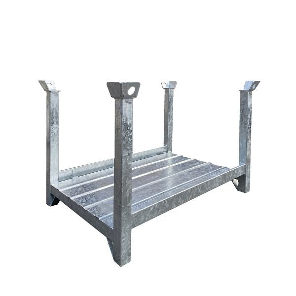 Eichinger Industrie Lagergestell mit Boden, ohne Wände, 1500 kg, LxBxH 1000x800x750 mm, feuerverzinkt, 13230100002000