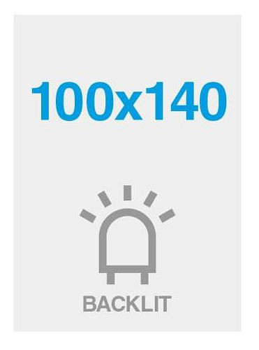 Showdown Displays Premium Backlit PP Folie 200g/m², Satin Oberfläche, 1200x1800mm, LBP1200X1800S200