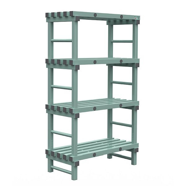 REA Euro-Regal 1000x500x1750mm, 4 Ständer mit 450mm Abstand, 308.150