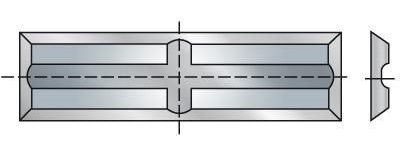 ENT Wendemesser HW, 12 x 12 x 1,5 mm, 4-seitig - 00502