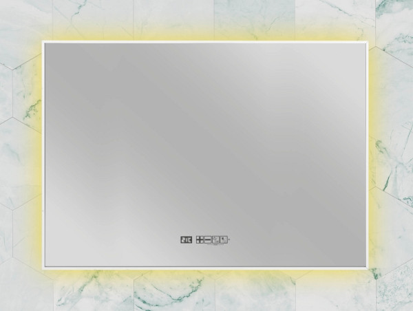 Eurom Infrarotheizung Spiegel Sani Mirror LED 600 WiFi weiß, 350722