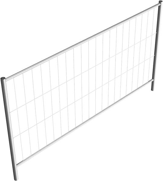 Schake Mobilzaun „Profi”, ohne Haken und Ösen, Breite: 2,20 m, Höhe: 1,20 m, 3B1223