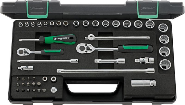 STAHLWILLE Steckschlüssel-Garnitur Nr.40/45/36/12 6,3 mm (1/4") 48-teilig, 96012047