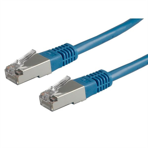 VALUE Patchkabel Kategorie 6 (Class E) S/FTP (PiMF), blau, 2 m, 21.99.1344