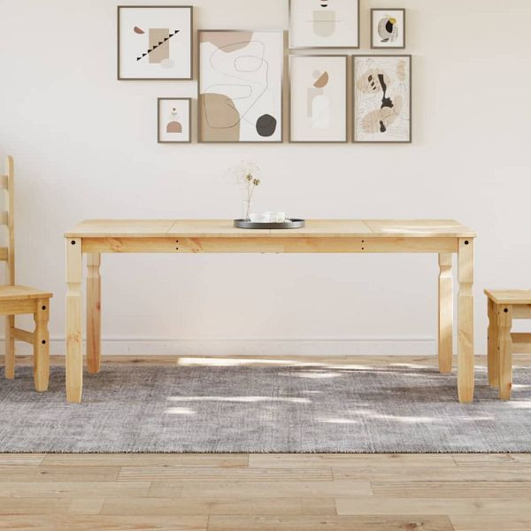 vidaXL Esstisch Corona 180x90x75 cm Massivholz Kiefer, 4005720