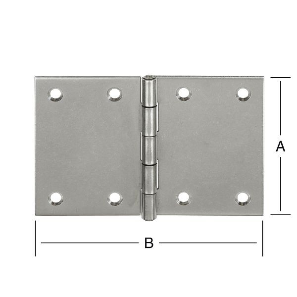 Vormann breite Scharniere, gerollt 40 x 60 mm, VE: 20 Stück, 010504040