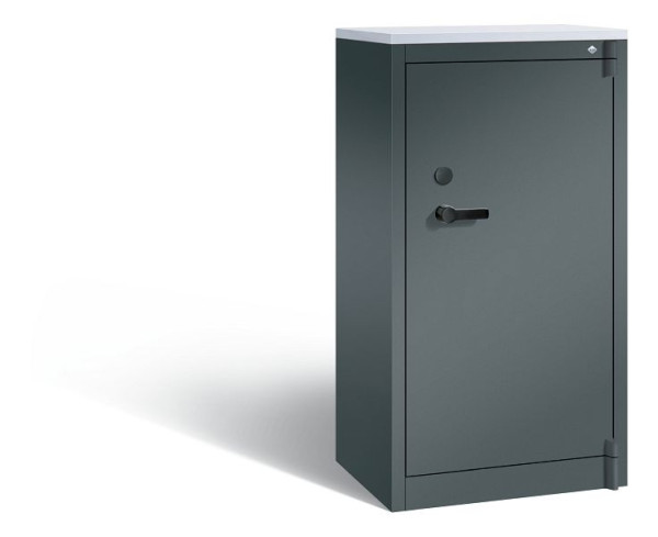 C+P Feuergeschützter Schrank Certos, H1226xB650xT500 mm, Anthrazit/DBS Hellgrau, 1160-000 S10401