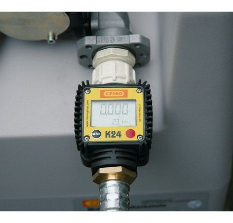 Cemo Digitaler Durchflusszähler K 24 für Dieseltank-Mobil Easy 210 l, Pick-up 210l, 440 l und 440/50 l, 11111
