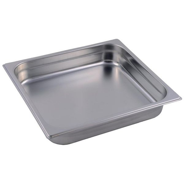 Gastro M Edelstahl GN-Behälter 6,5cm GN2/3, verstärkte Kanten, GR719