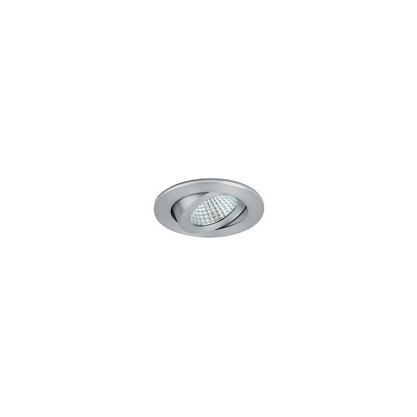Brumberg LED-Einbaustrahler 6W 3000K A++ 650lm Alu mit 1LED IP65 38° 12353253, 114914