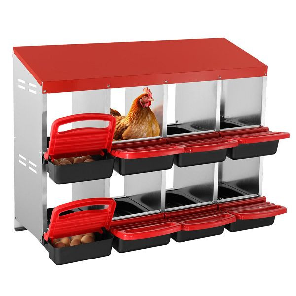 VEVOR Legenest Hühner 8 Abteile Hühnernest mit Belüftungslöchern 1060x525x800mm, JSCDX3045INCK7SDCV0