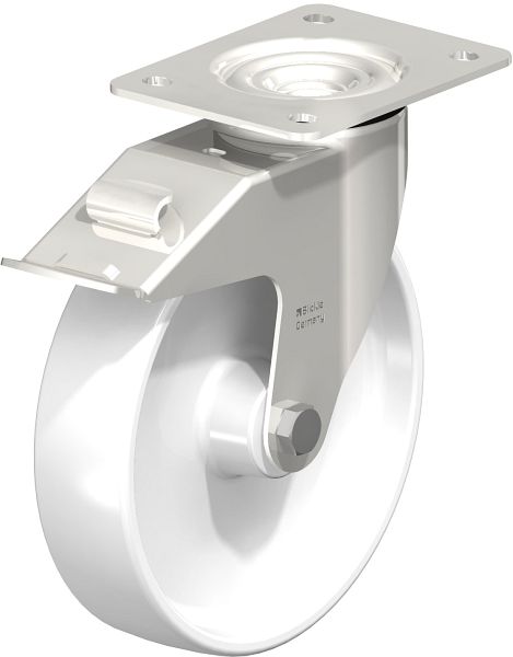 Edelstahl Lenkrolle Mit Feststeller - 200kg Tragkraft Für Transport