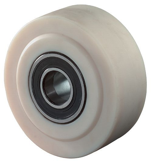 BS Rollen Polyamidrad, Rad-Breite 55 mm, Rad-Ø 150 mm, Tragfähigkeit 2500 kg, Lauffläche/Radkörper Polyamid gegossen, Kugellager, B16.150