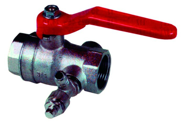 SBN Kugelhahn 1/2" mit E-Ventil, 20320