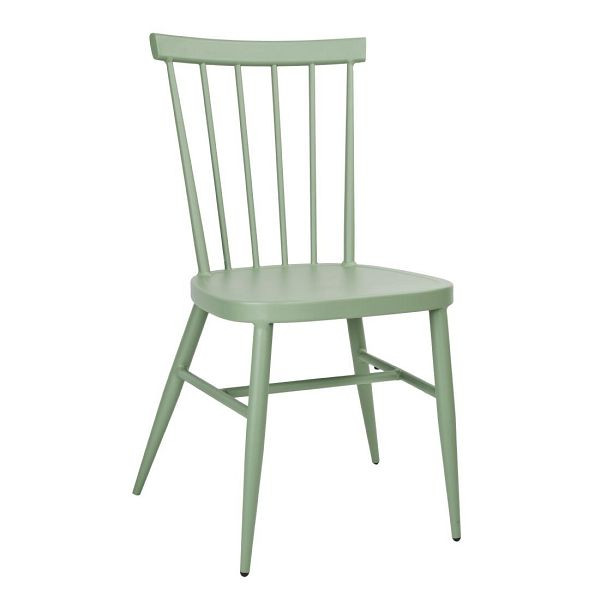 Bolero Windsor Aluminium-Grüne Stühle, VE: 4 Stück, DX687