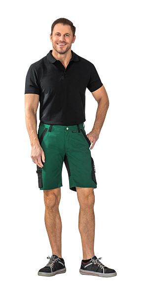 Planam Norit Herren Shorts, grün/schwarz, Größe XL, 6454056