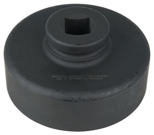 KS Tools 1" Achsmuttern-Schlüssel, 8-kant, kurz, 125 mm, 460.3335