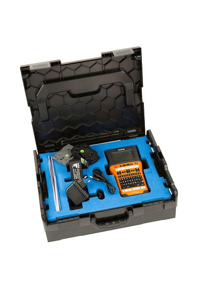 ELMAG Industrieller Etikettendrucker mit WLAN, Beschriftungsgerät für 3, 5-24mm Bänder, 58482