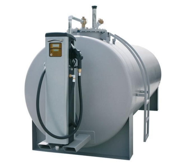 Cemo Stahltank 30000 l, doppelwandig DIN 6616/D, mit Konsole für Zapfsäule, 8597