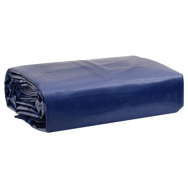 vidaXL Abdeckplane Blau 4x8 m 650 g/m², Material: Canvas mit PVC-Beschichtung, 156164
