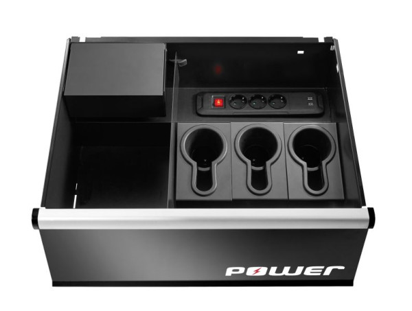 Facom JLS3 EINZELUNTERSCHRANK 6 SCHUBLADEN MIT 1 POWER-SCHUBLADE ROT, JLS3-MBSPOWER