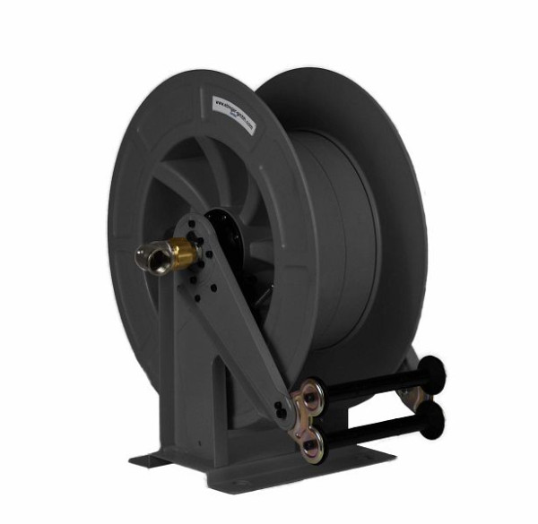 Ebinger Schlauchaufroller OSK 610, Rahmen und Achse in Stahl, Trommel ABS, ohne Schlauch, 3.610.150