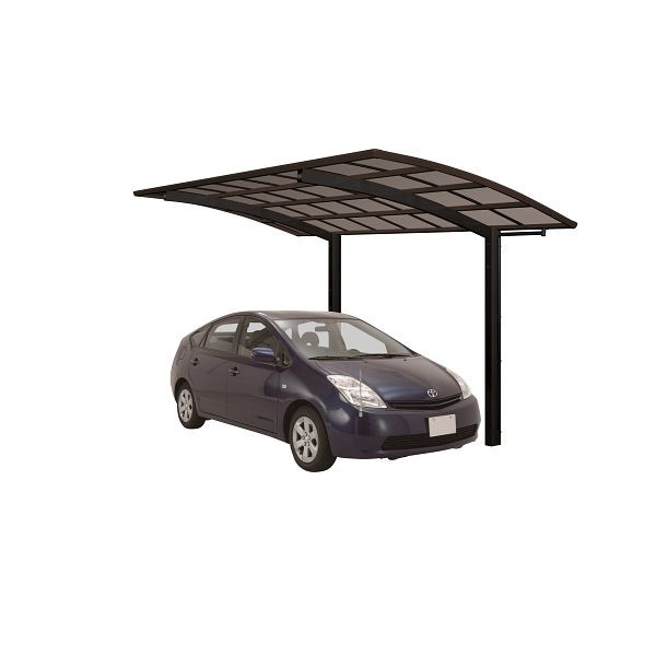 Ximax Aluminium Carport Portoforte Typ 80 Sonderlänge Schwarz, 78073