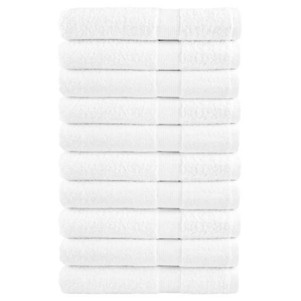 vidaXL Premium-Saunatücher SOLUND 10 Stk Weiß 80x200 cm 600 g/m², 137138