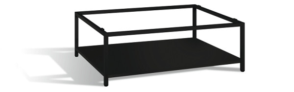 C+P Stahl-Untergestell, 7021, Serie 7100_7200, Maße (H x B x T): 445 x 1350 x 960 mm, 7204-000 S10002