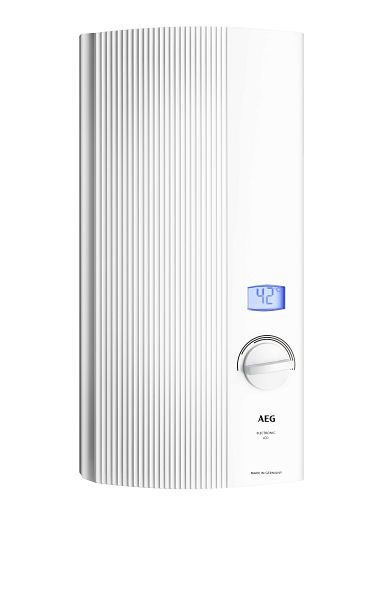 AEG Elektronischer Durchlauferhitzer, DDLE LCD 18, 18 kW, 400 V, weiß, 222392