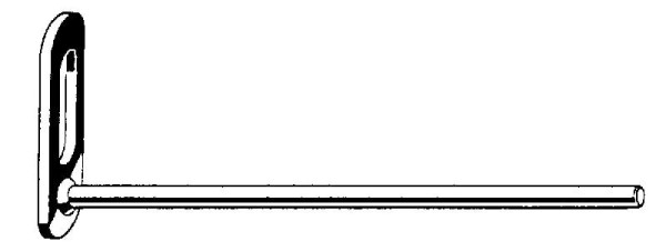 Schulte Lochwandhalten, Typ 3, 200 mm, glanzverzinkt, VE: 25 Stück, 12492
