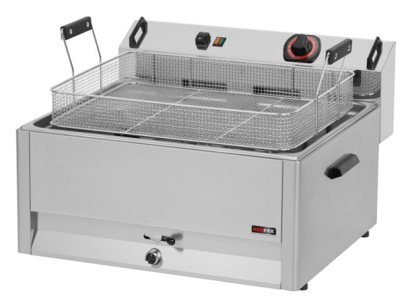 A&S Gastro Elektro Fritteuse 30 Liter, Leistung 9 kW, FE-60T