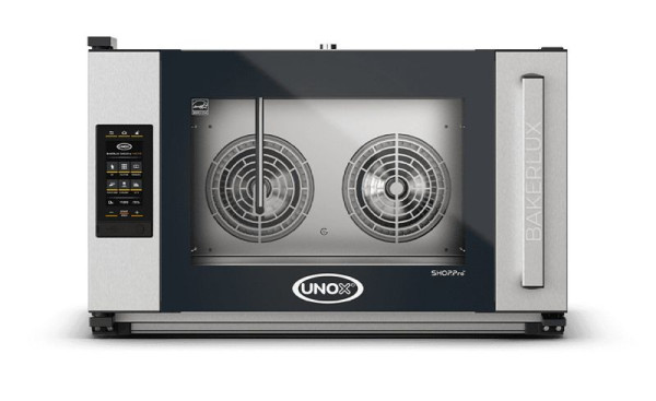 UNOX BAKERLUX SHOP.Pro MASTER Professioneller Konvektomat mit Wasserdampf Rossella.Matic 4 Einschübe 600x400 Elektrisch Türöffnung rechts, XEFR-04EU-EMRV