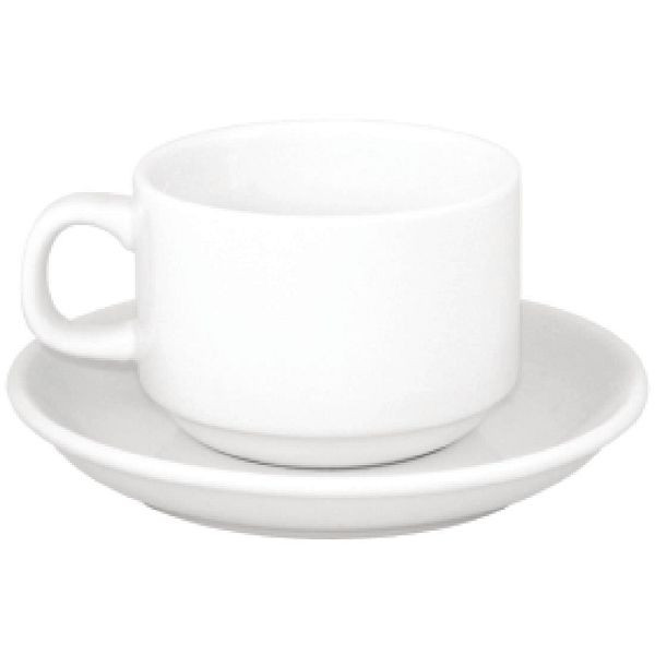 Athena Hotelware Kombiset Kaffeetassen 20cl mit Untertassen, VE: 24 Stück, S376