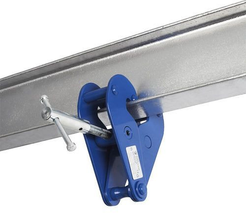 PLANETA Trägerklemme BK20, mit verzinkter Spindel, Tragfähigkeit 2000 kg, Greifbereich 75 - 230 mm, 306568