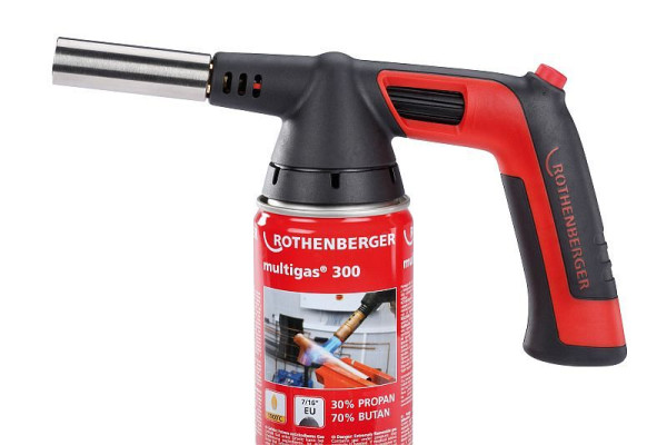 Rothenberger ROFIRE 4 PIEZO ohne Gaskartusche, 7/16"-EU, im Blister, 1500002922