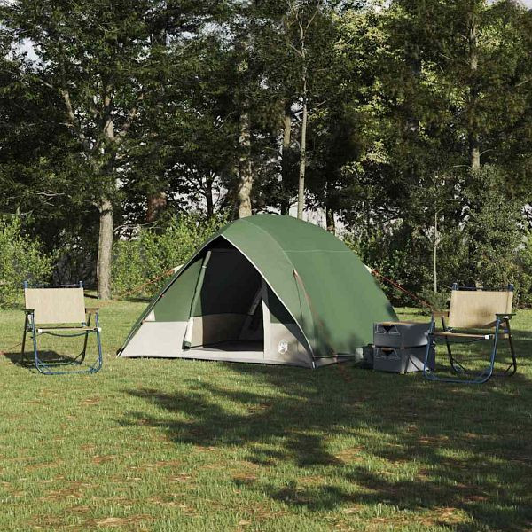 vidaXL Campingzelt Grün 320 x 275 x 190 cm Polyester, 42001160