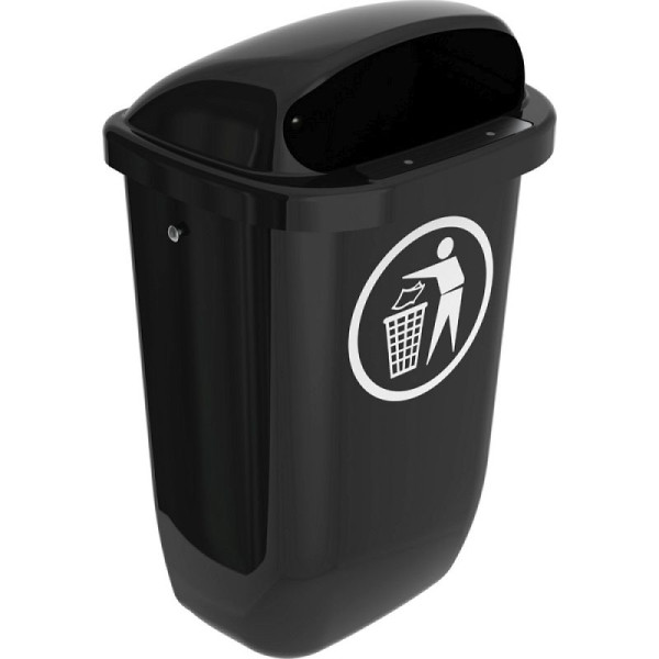 STEIN HGS Abfallbehälter nach DIN PK, anthrazit, 83550.0001