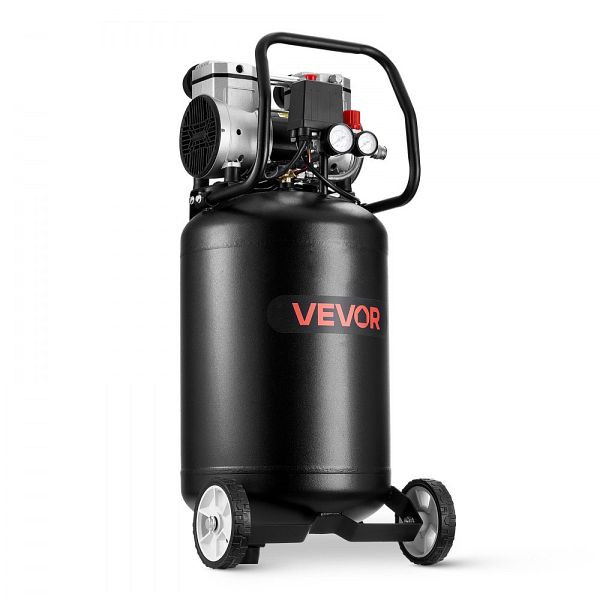 VEVOR Druckluftkompressor 50 L, 2 PS, 113 L/min bei 6,2 bar, Max. 8 bar, ölfrei, ideal für Autoreparaturen & mehr, QXKLSKYJ220VTGFCI001V2