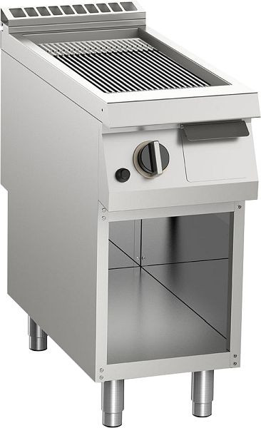 KBS Gas-Grillplatte gerillt verchromt 10,5kW mit 1 Heizzone offener Unterbau, 10522406