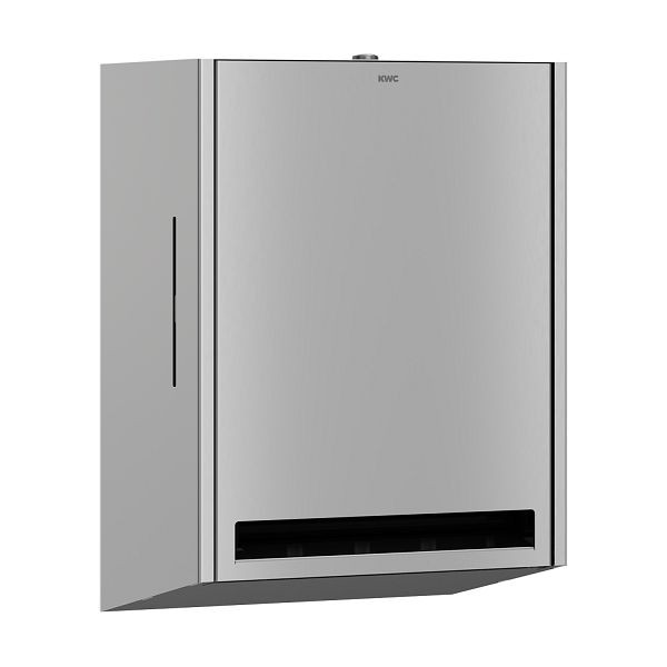 KWC Papierhandtuchspender, Exos, Edelstahl, Aufputz, 300x423x210 mm, 2030022950