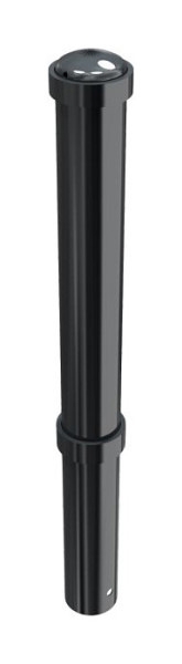 Schake Stilpoller Stahlrohr Ø 108 mm, Höhe Überflur 750 mm Gesamtlänge ca. 1100 mm, ortsfest, zum Einbetonieren mit Erdanker, ohne Öse, 4971B