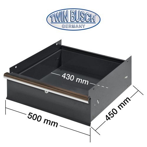 Twin Busch Schublade für Werkbänke - GREY-Line, TWWB-S50-G