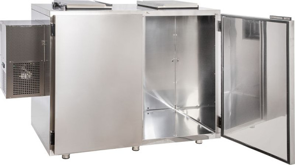 KBS Nassmüllkühler für 2 Tonnen 240 Liter zerlegbar inklusive Aggregat, 10480