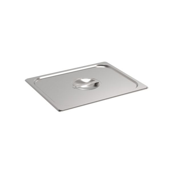 Rieber GN-Flachdeckel 1/2 mit 4x QR - Code, Edelstahl, 84050603